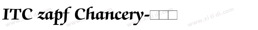 ITC zapf Chancery字体转换